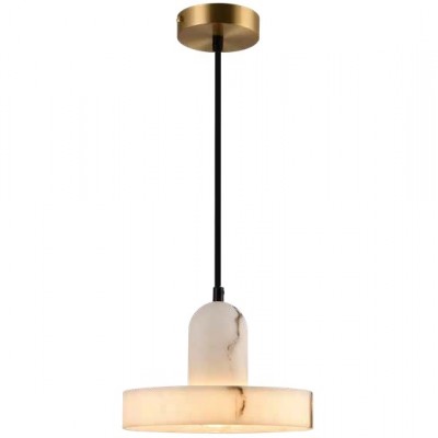 Φωτιστικό Κρεμαστό Μονόφωτο με ντουί Ε27 230V Alabaster 4097